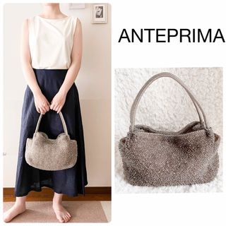 アンテプリマワイヤーバッグ(ANTEPRIMA/WIREBAG)の【超美品】アンテプリマワイヤーバッグ　トートバッグ　ショルダーバッグ　シルバー(トートバッグ)