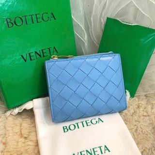 ボッテガ(Bottega Veneta) 財布(レディース)(ブルー・ネイビー/青色系