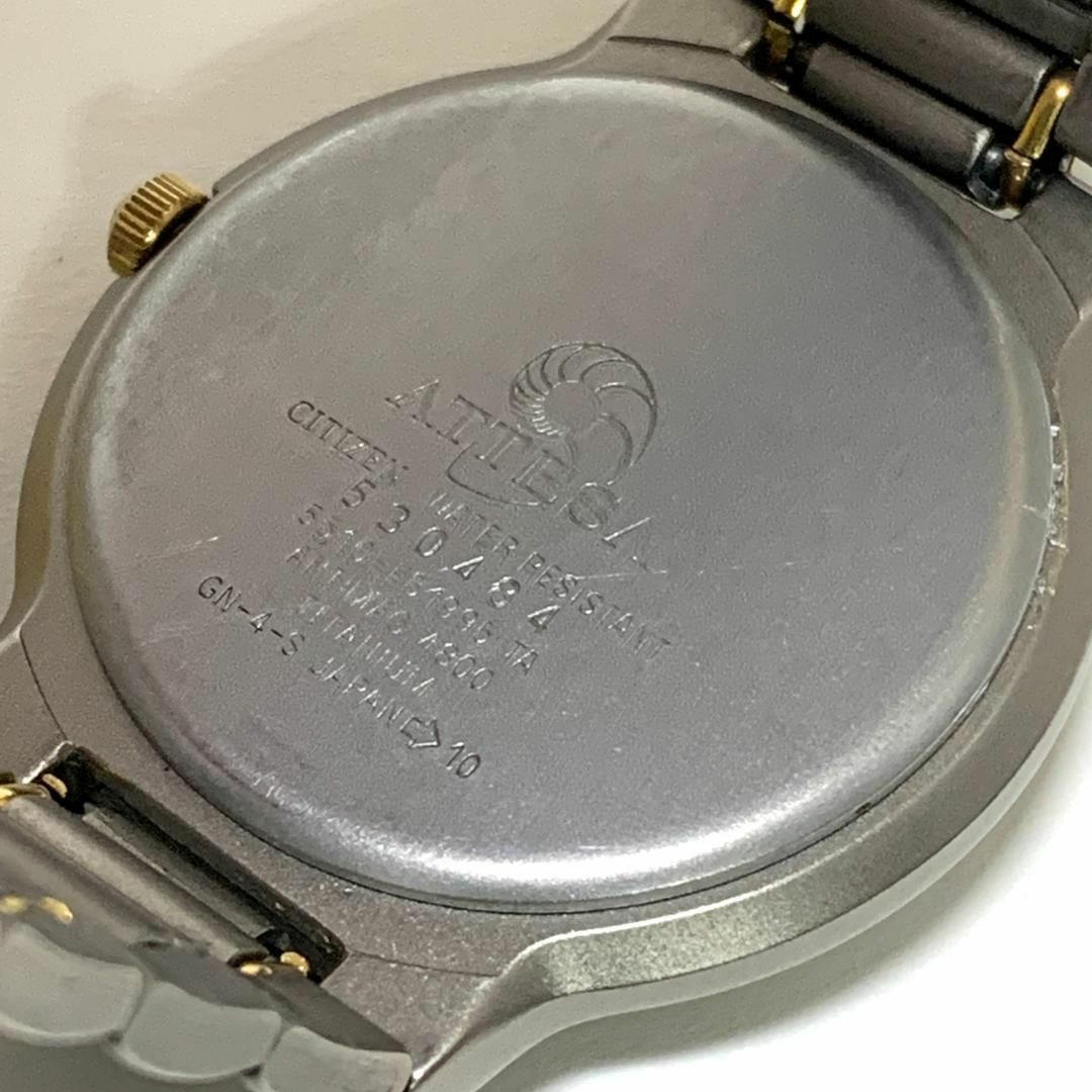 655 CITIZEN ATTESA メンズ 腕時計 クオーツ 電池交換済