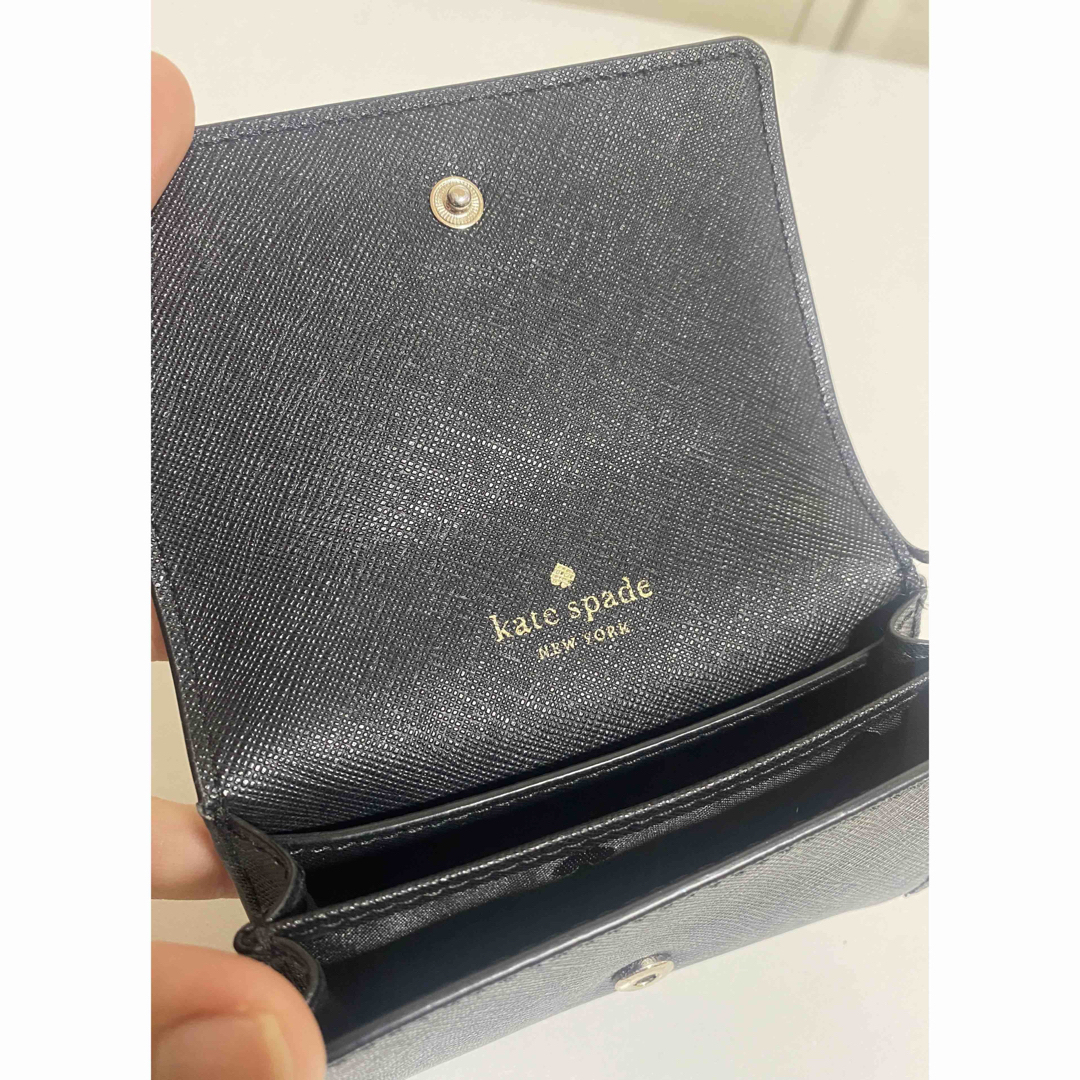 kate spade new york(ケイトスペードニューヨーク)の【美品】kate spade 名刺入れ　カードケース レディースのファッション小物(名刺入れ/定期入れ)の商品写真