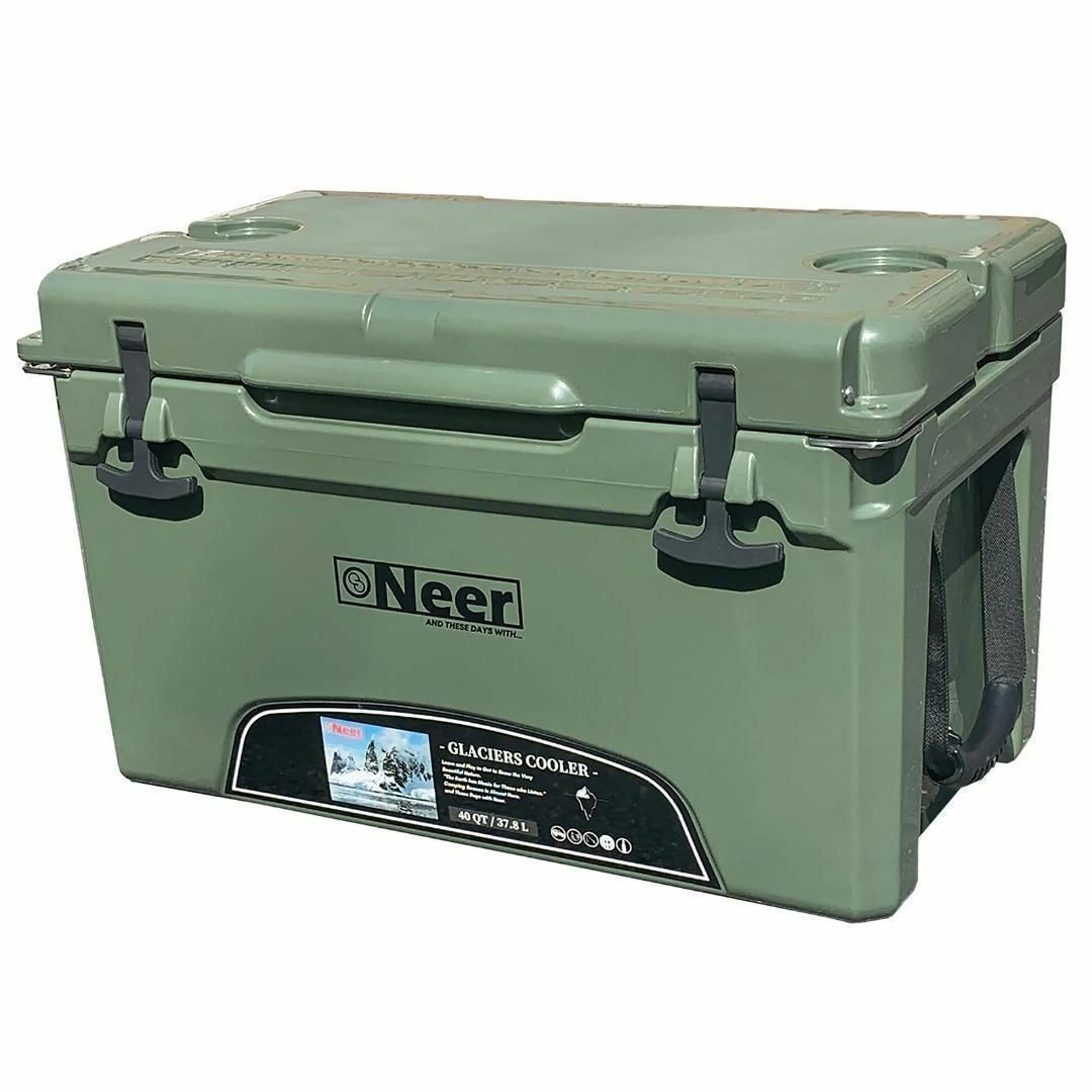 Neer グレイシャーズクーラーボックス 40QT 37.8L オリーブ