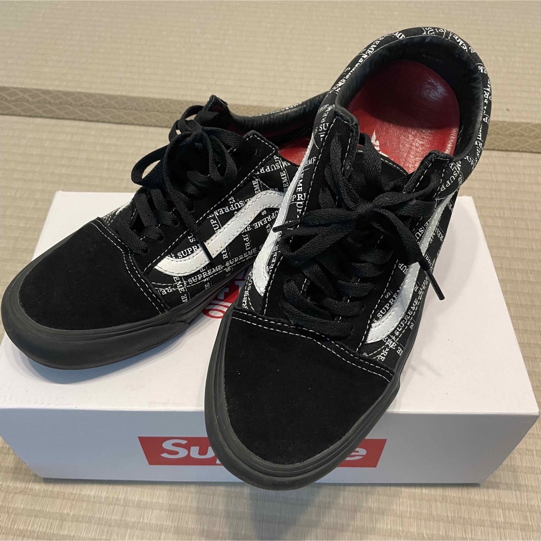 Supreme(シュプリーム)のSupreme Vans Old Skool Pro Black メンズの靴/シューズ(スニーカー)の商品写真