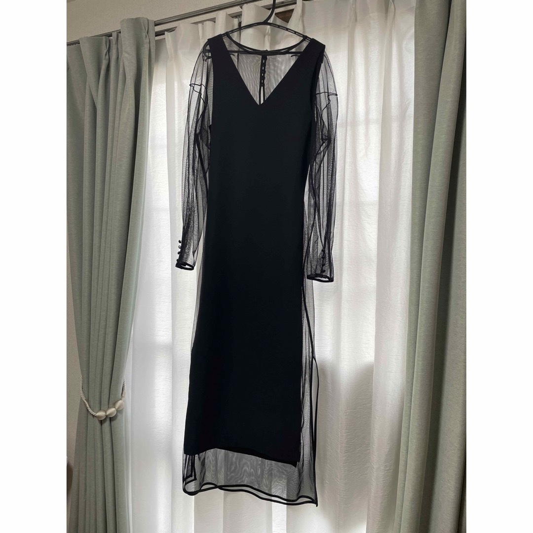 AMERI TULLE DOCKING DRESS アメリ正規品