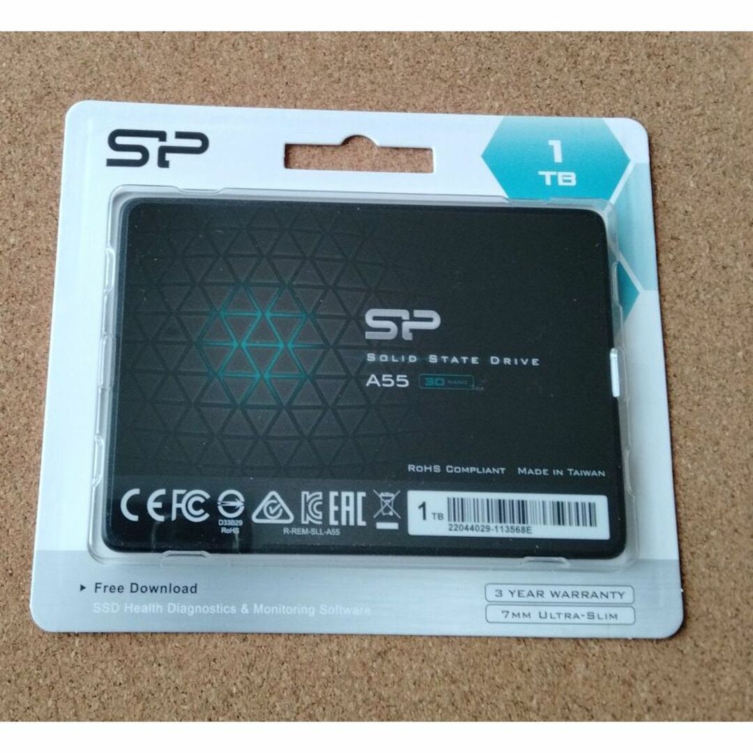 【SSD 512GB】シリコンパワー A55 1