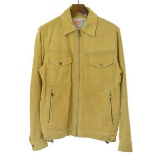 ヒステリックグラマー(HYSTERIC GLAMOUR)のHYSTERIC GLAMOUR ヒステリックグラマー 16SS シープスエードレザージャケット キャメル M(レザージャケット)