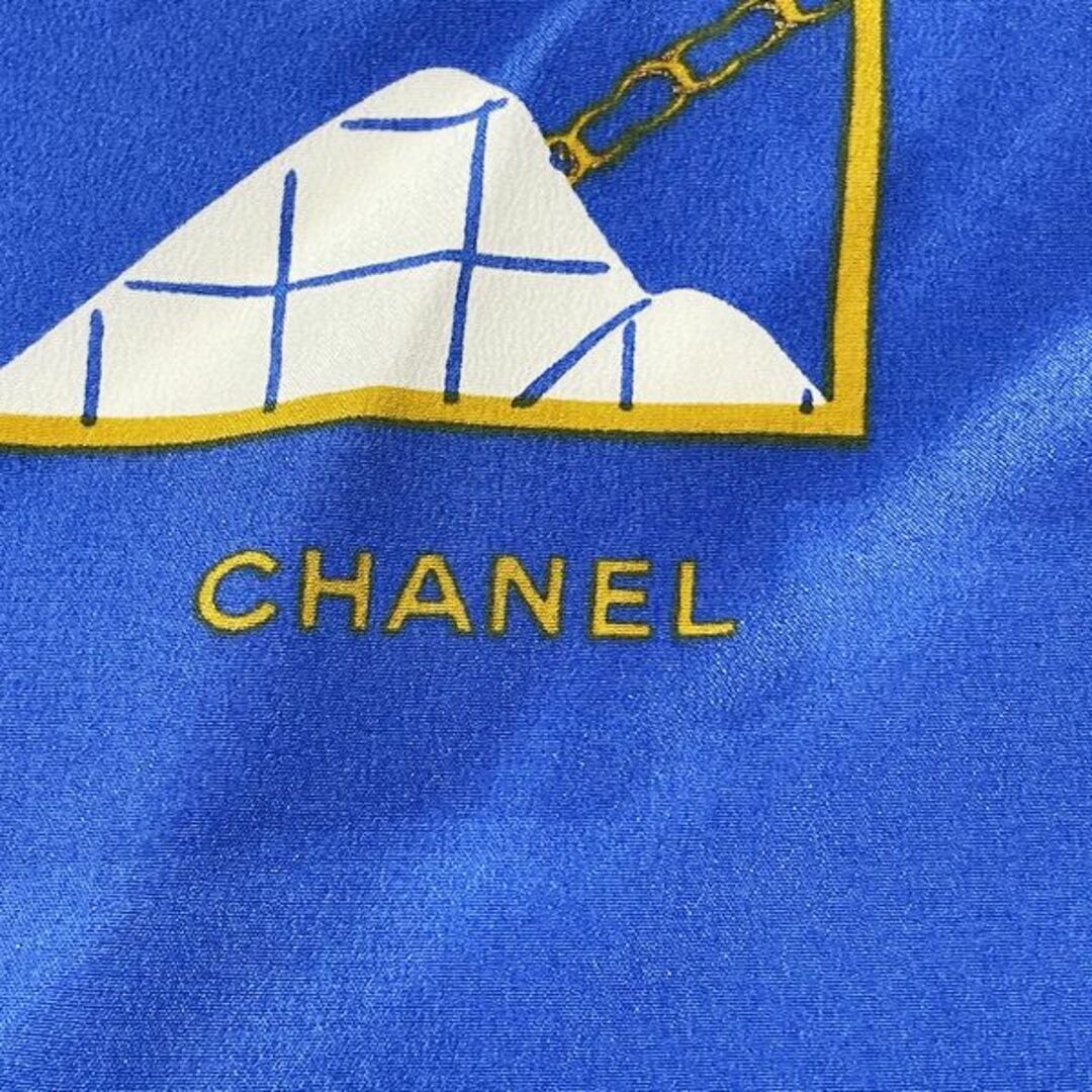 CHANEL(シャネル)のCHANEL スカーフ マドモアゼル マトラッセ ココシャネル バッグ柄 レディースのファッション小物(バンダナ/スカーフ)の商品写真