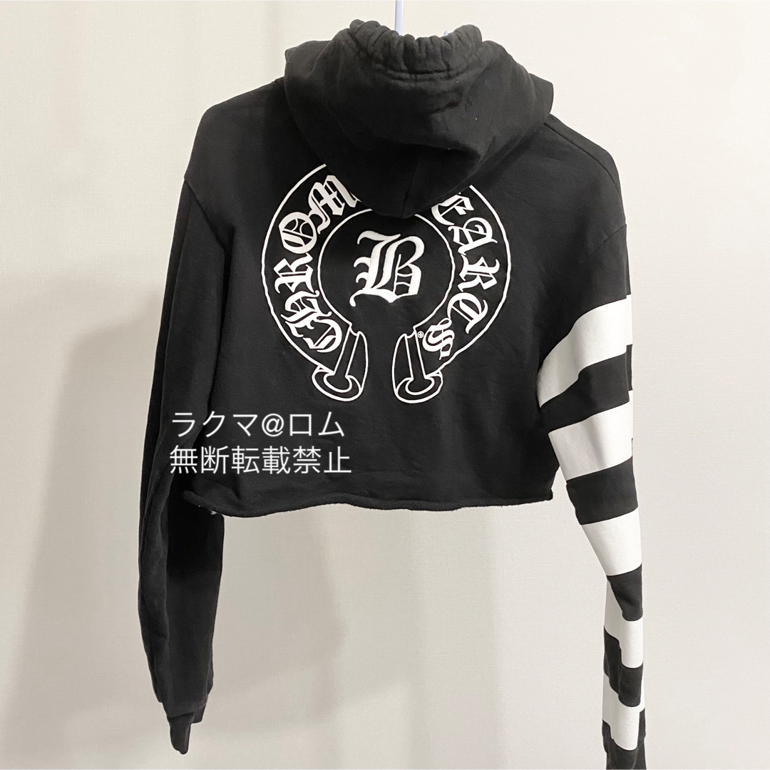 Chrome Hearts(クロムハーツ)のクロムハーツ ベラハディット クロップ丈 パーカー Ｍ レディースのトップス(パーカー)の商品写真