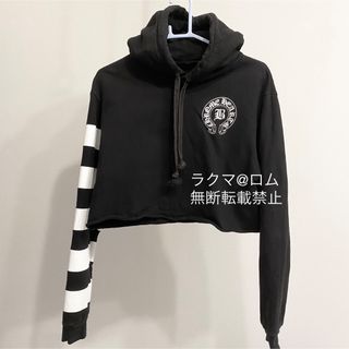 クロムハーツ(Chrome Hearts)のクロムハーツ ベラハディット クロップ丈 パーカー Ｍ(パーカー)