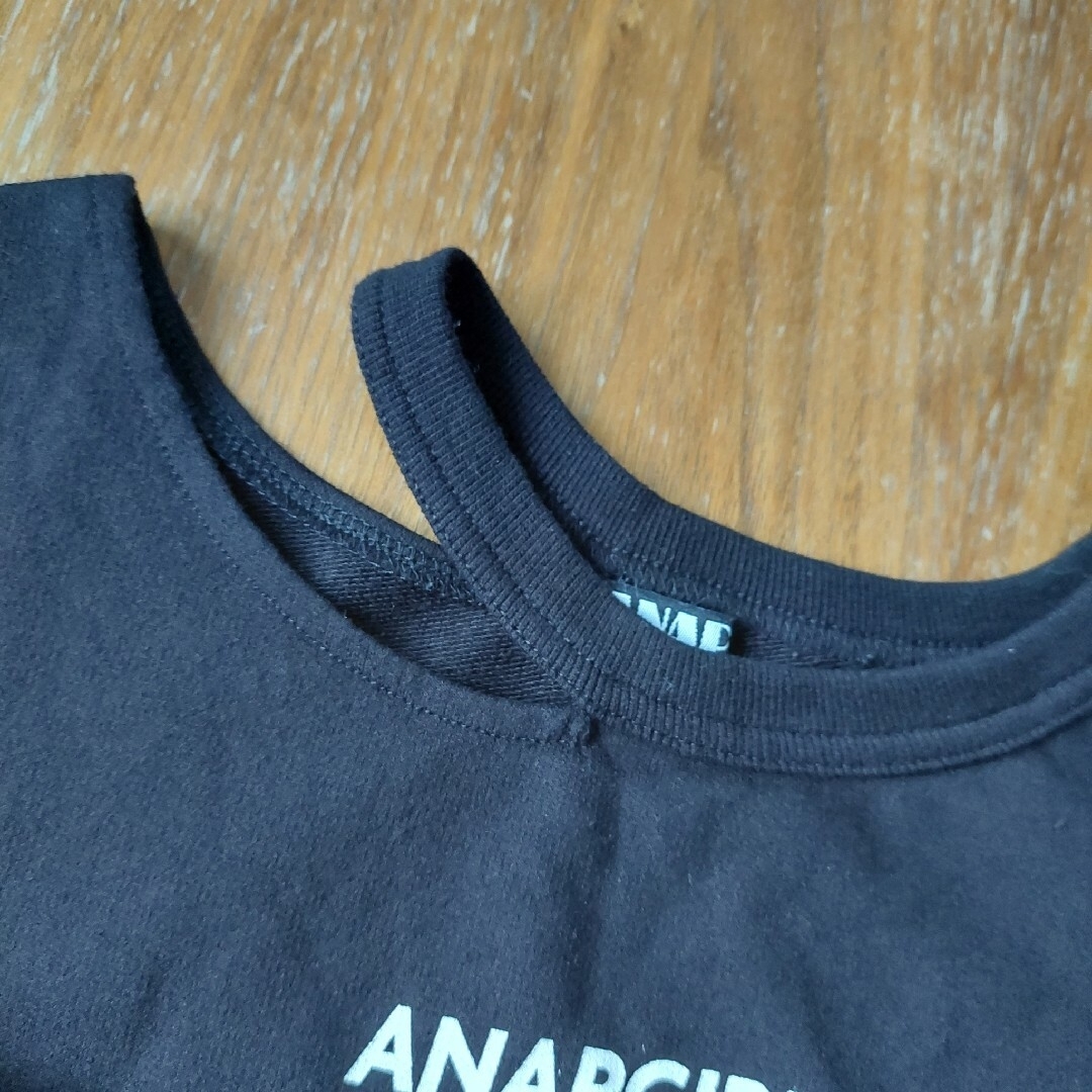 ANAP GiRL(アナップガール)のANAPGIRL ショート丈トレーナー 155~165cm キッズ/ベビー/マタニティのキッズ服女の子用(90cm~)(Tシャツ/カットソー)の商品写真