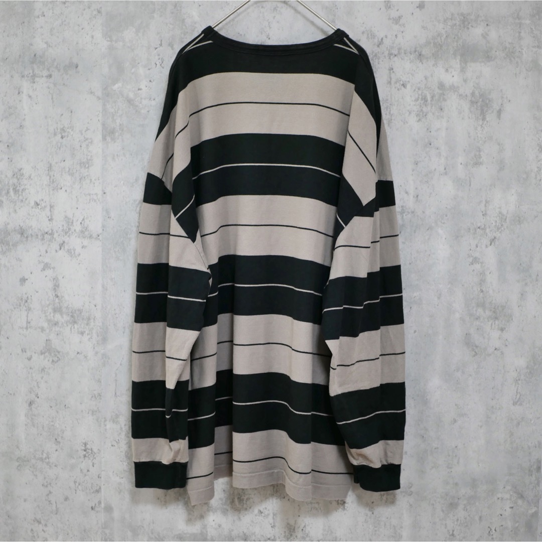 COOTIE(クーティー)のCOOTIE Supima Border Oversized L/S Tee メンズのトップス(Tシャツ/カットソー(七分/長袖))の商品写真