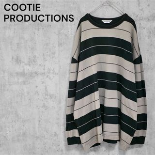 COOTIE クーティー Ｔシャツ ボーダー カットソー ブラック系 ホワイト系 S