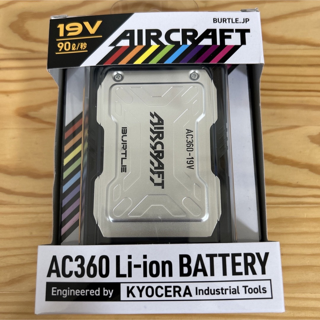 BURTLE - バートル19v最新バッテリーブラック新品未使用品 充電器無し