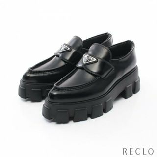 プラダ(PRADA)のモノリス ローファー レザー ブラック(その他)