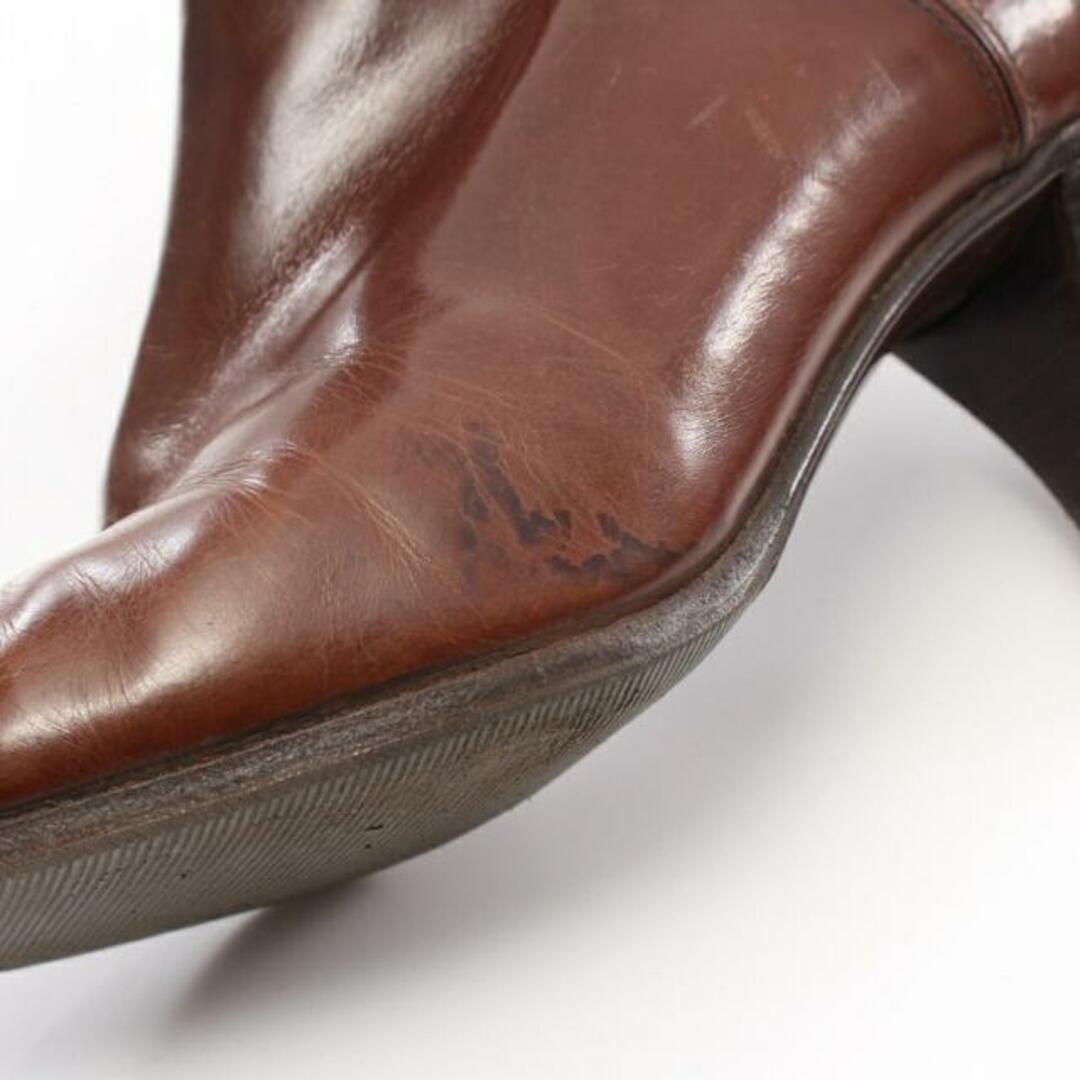 Gucci(グッチ)のオールドグッチ ブーツ レザー ブラウン レディースの靴/シューズ(ブーツ)の商品写真