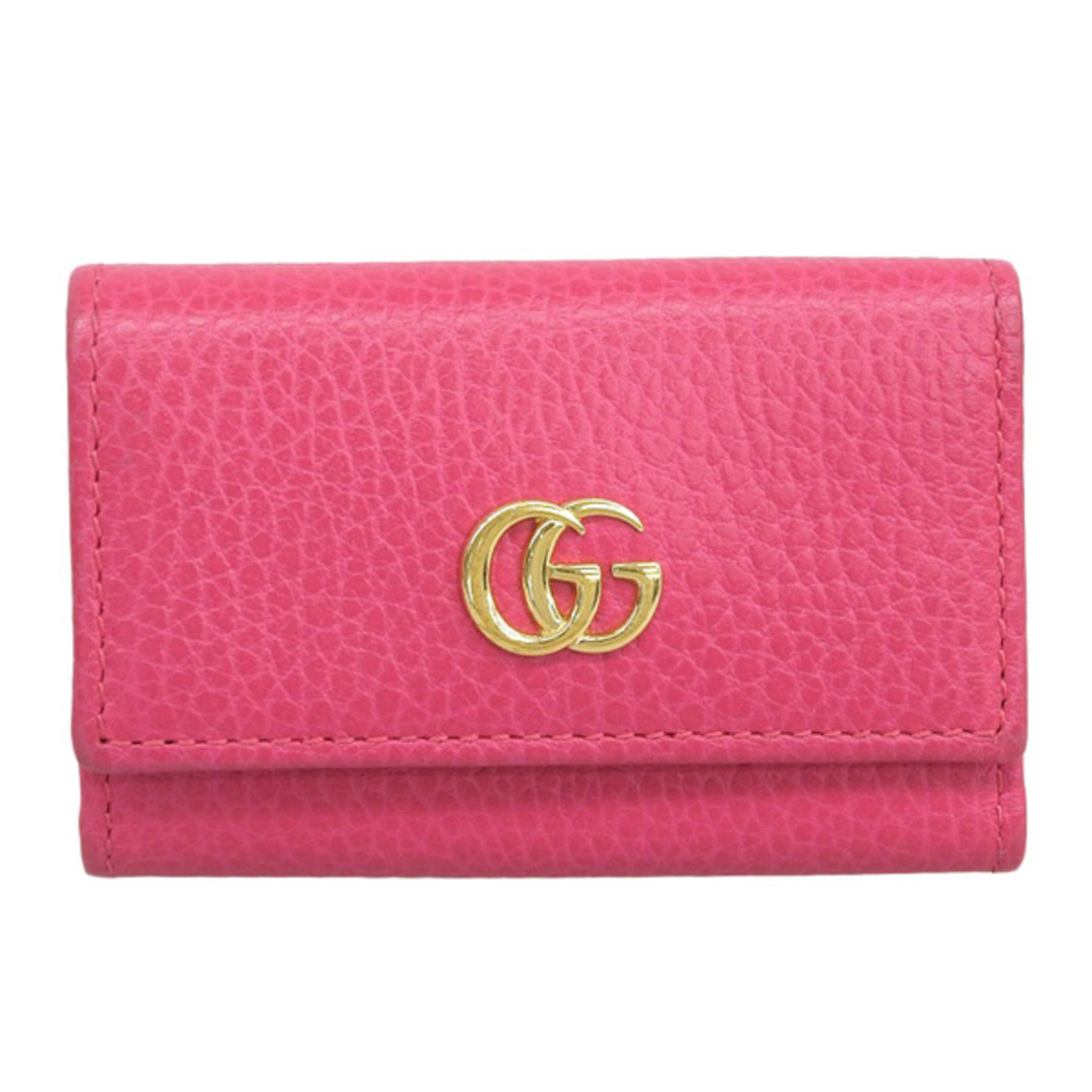 Gucci - 【中古】Gucci グッチ GGマーモント レザー 6連 キーケース
