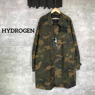 ハイドロゲン(HYDROGEN)の『HYDROGEN』ハイドロゲン (XXXL) 迷彩ステンカラーコート(チェスターコート)