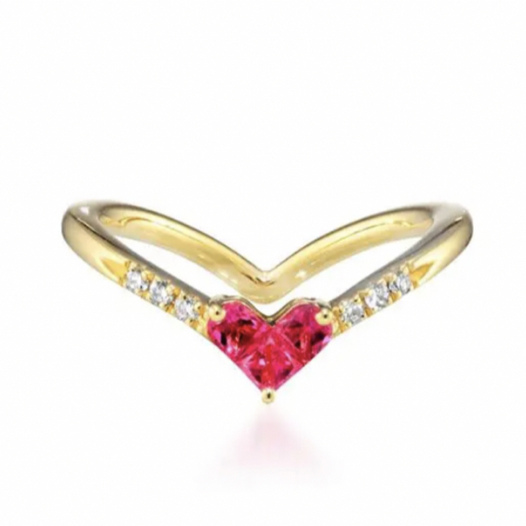 STAR JEWELRY K18 MYSTERIOUS HEART サイズ4号 レディースのアクセサリー(リング(指輪))の商品写真