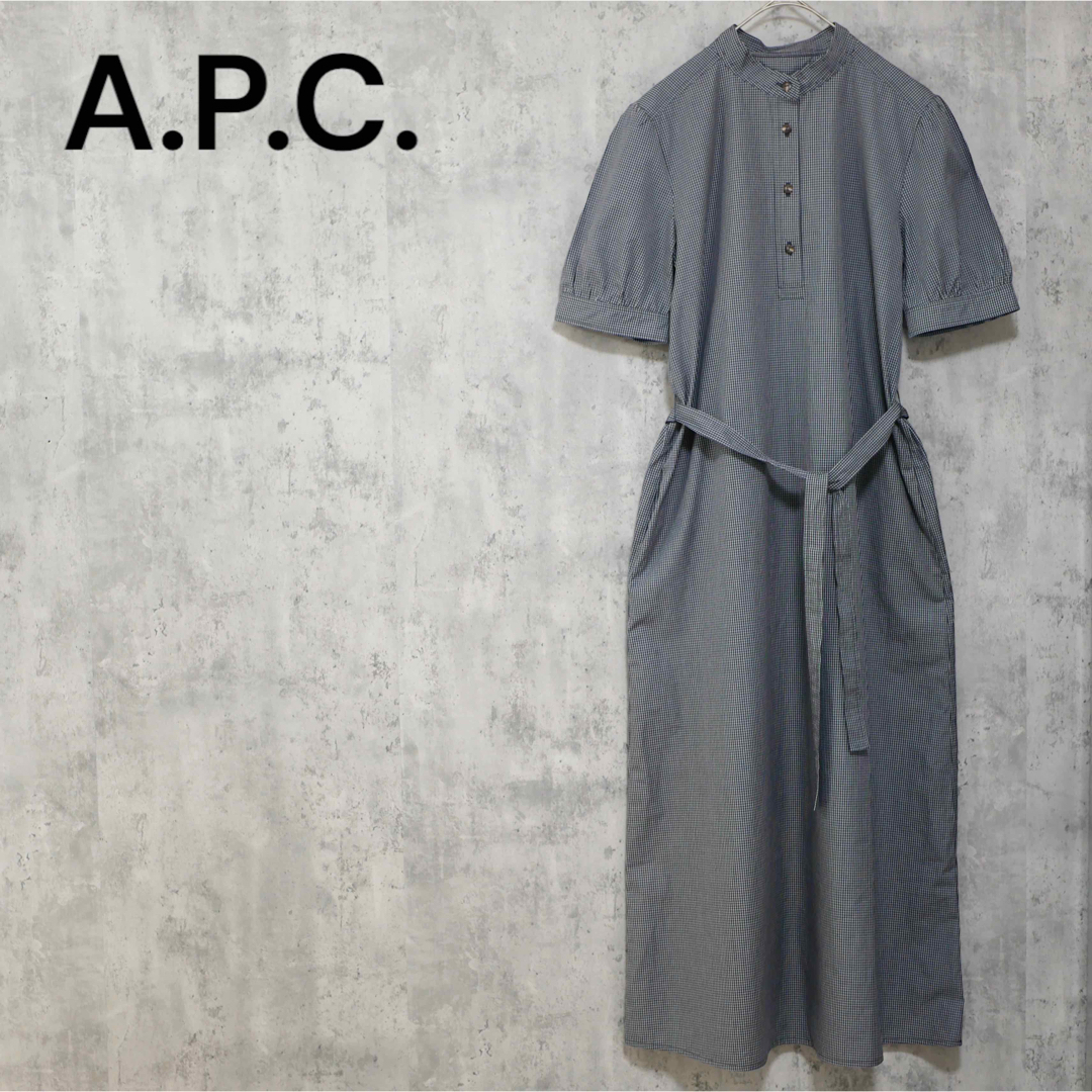 A.P.C シルク素材のノースリーブワンピース