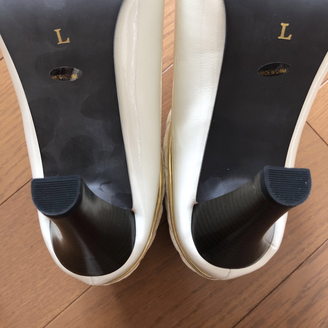 LIZ LISA(リズリサ)の新品未使用♪リズリサ♪ブーティ♪ホワイト♪Lサイズ♪24センチ♪ショートブーツ レディースの靴/シューズ(ブーティ)の商品写真