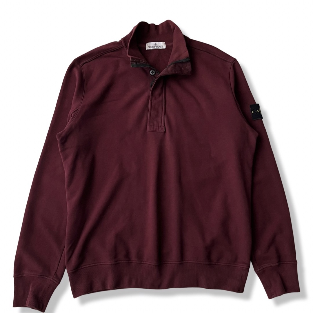 STONE ISLAND ハイネック ハーフジップスウェット XL コンパスロゴ