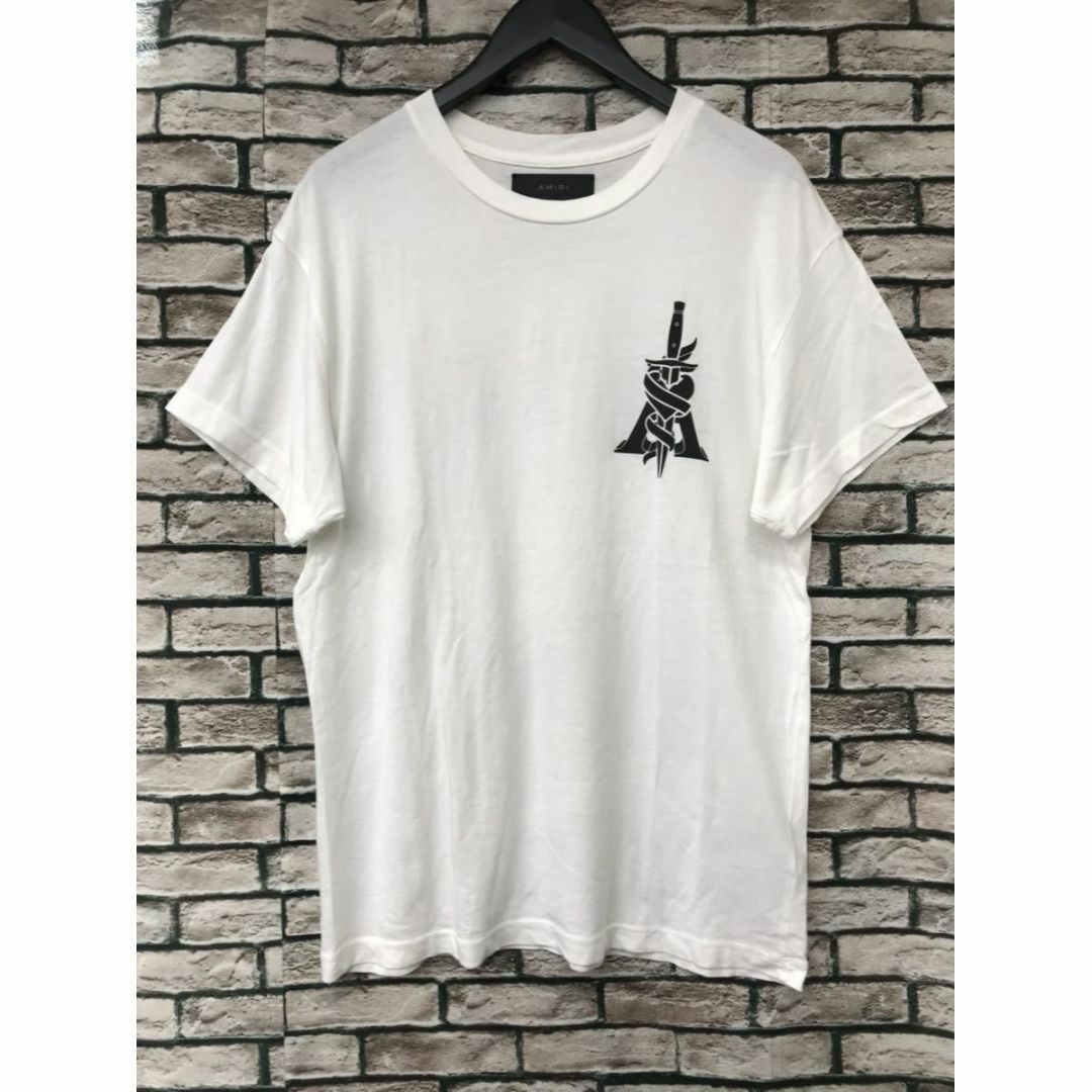 68cm身幅AMIRI アミリ バンダナ柄 Tシャツ ホワイト M