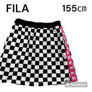 フィラ(FILA)のFILA インナーパンツ付市松模様スカート155.150(スカート)