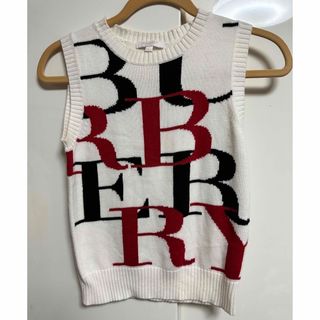 バーバリー(BURBERRY)のバーバリーロンドン コットンニット ベスト 150cm 中古品(ニット)