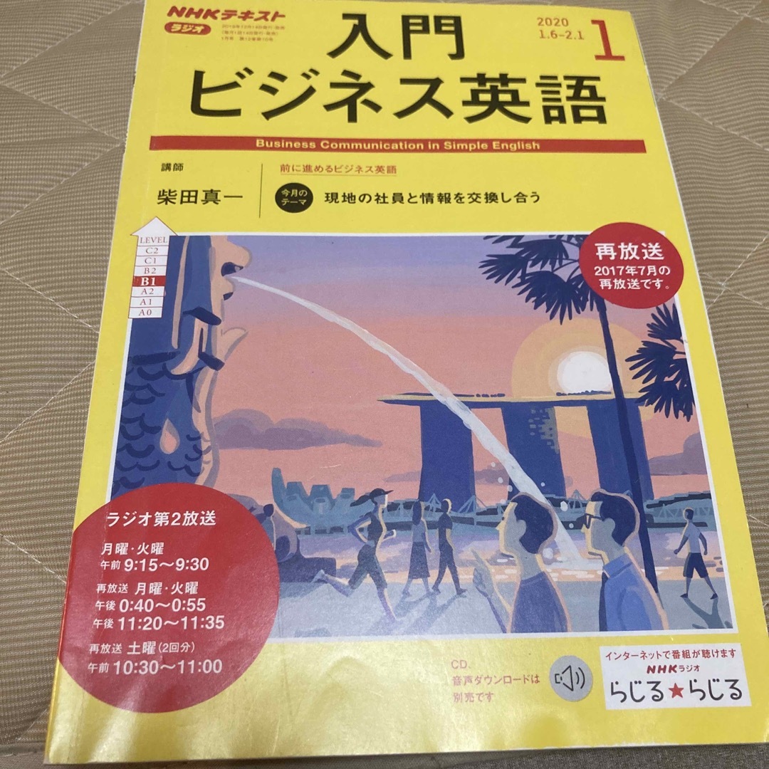 NHK ラジオ 入門ビジネス英語 2020年 01月号 エンタメ/ホビーの雑誌(語学/資格/講座)の商品写真