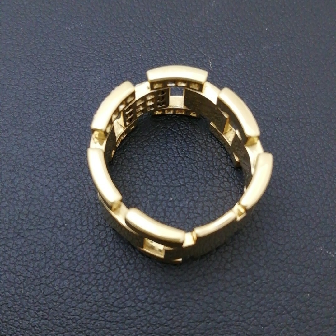 K18YG✨ダイヤ0.46ct✨リング◯時計ベルトタイプ・柔軟体操が得意なリング レディースのアクセサリー(リング(指輪))の商品写真