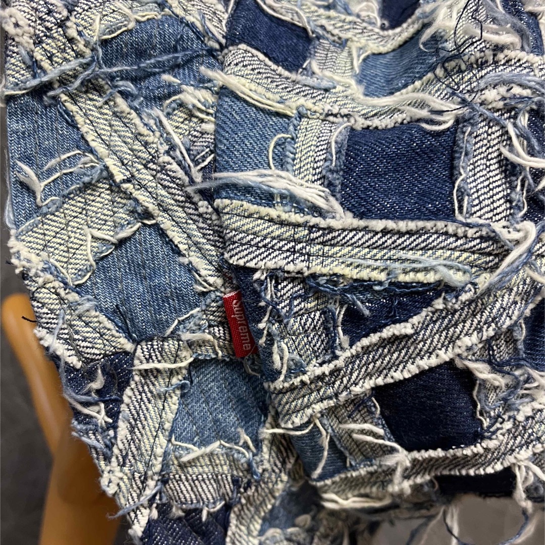 Supreme(シュプリーム)のSupreme Frayed Patchwork Denim Crusher メンズの帽子(ハット)の商品写真