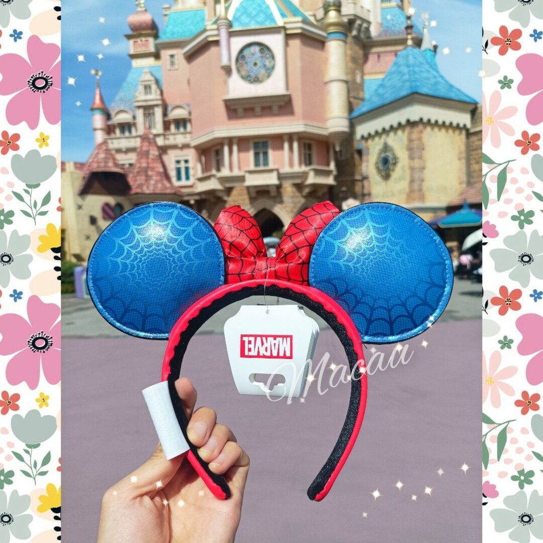 Disney - 香港ディズニー☆スパイダーマン リボンカチューシャの Disney - 香港ディズニー☆スパイダーマン リボンカチューシャの