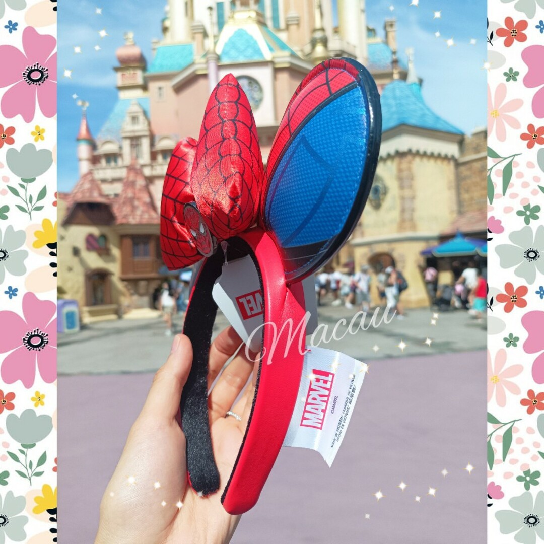 Disney - 香港ディズニー☆スパイダーマン リボンカチューシャの Disney - 香港ディズニー☆スパイダーマン リボンカチューシャの
