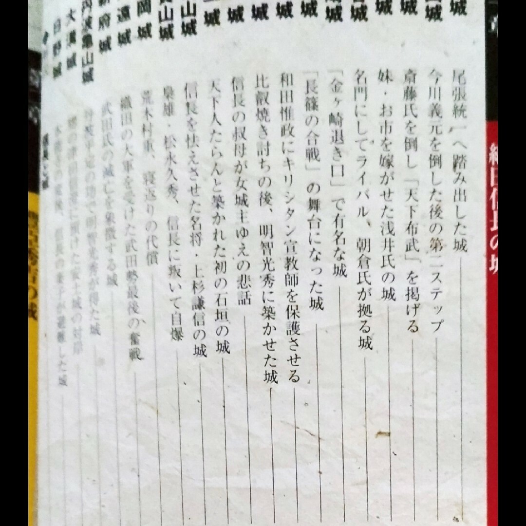 天下取り７３城 信長・秀吉・家康の野望と夢のあと　保存版　アクセス エンタメ/ホビーの本(資格/検定)の商品写真