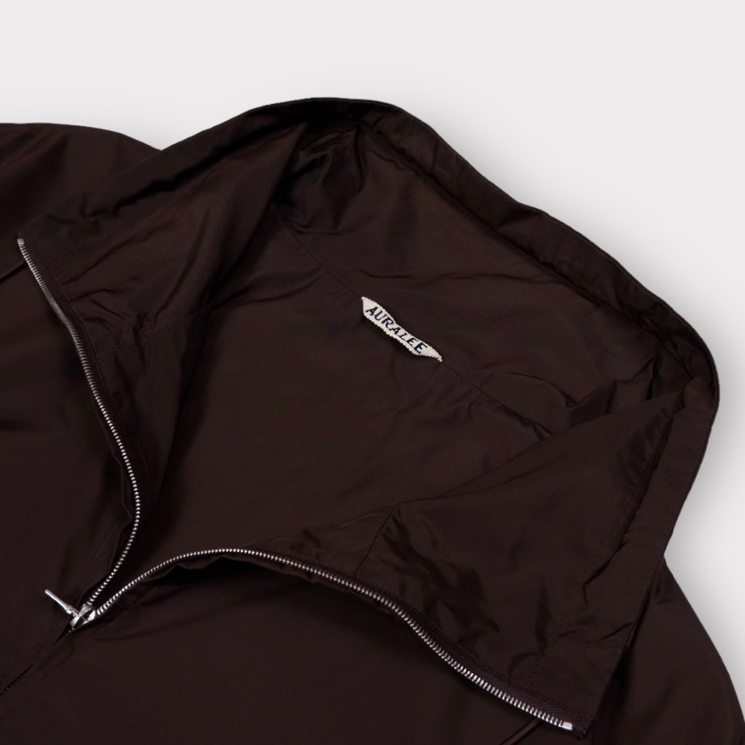 AURALEE【NYLON HALF ZIP P/O】