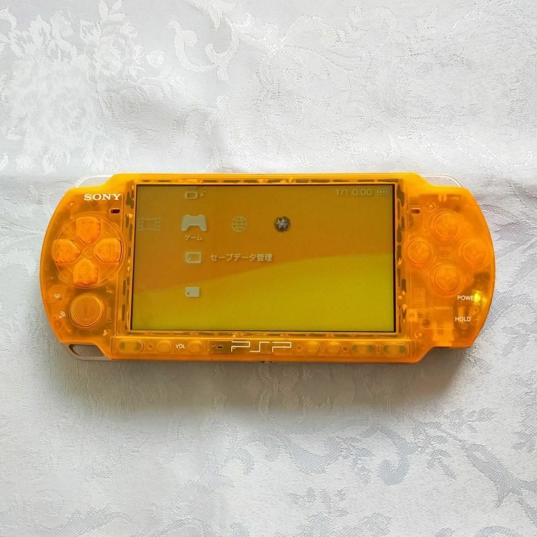 【美品】PSP 3000 すぐ遊べるセット(クリアオレンジ) 【美品】PSP 3000 すぐ遊べるセット(クリアオレンジ)