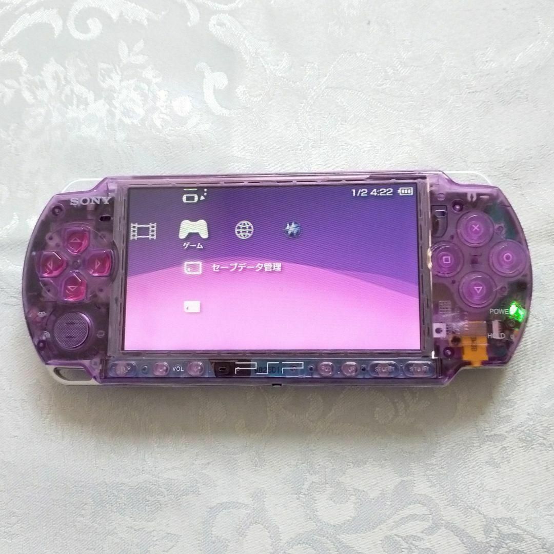 PlayStation Portable - 【美品】PSP 3000 すぐ遊べるセット(クリア ...