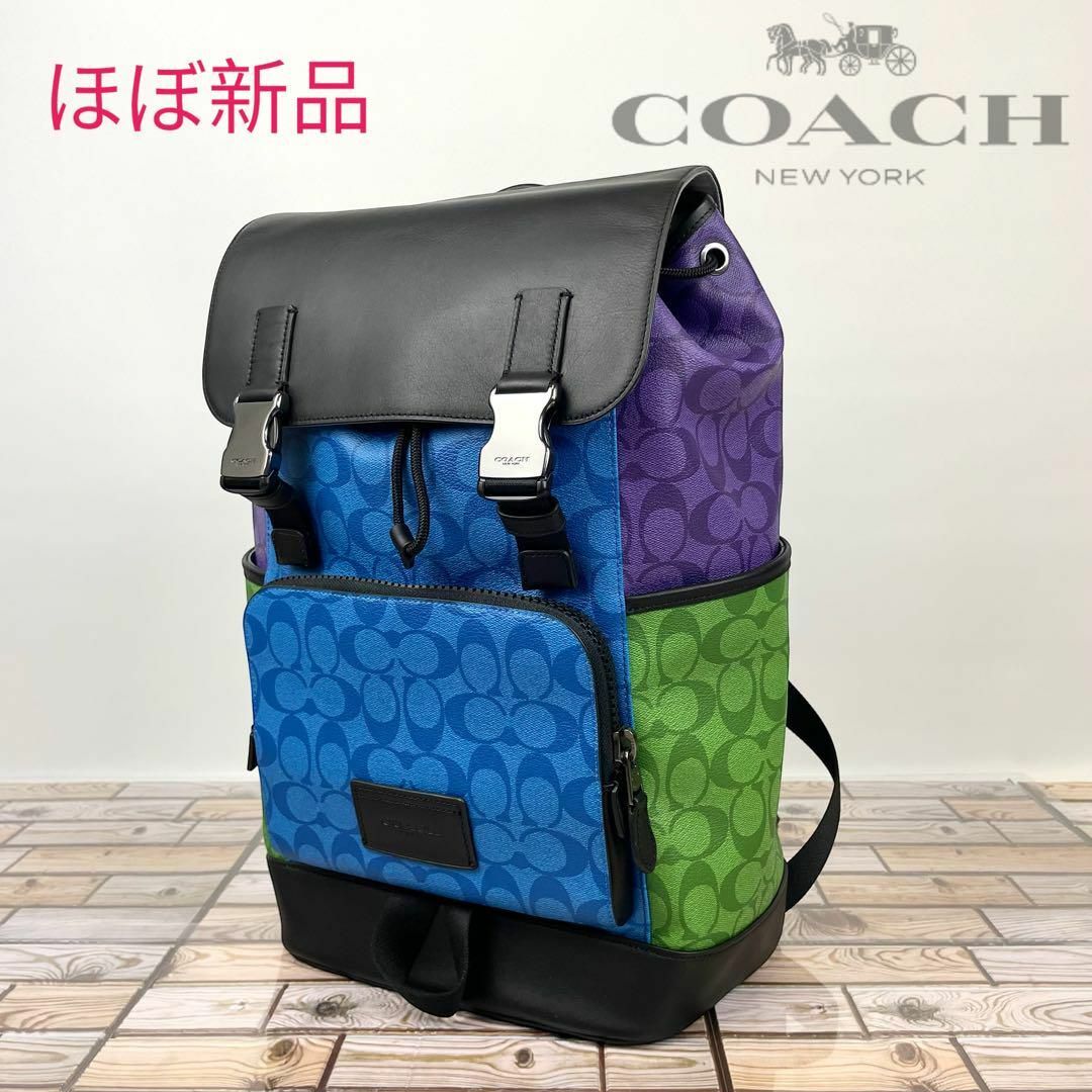 COACH コーチ Track バックパック リュックサック C9837 | フリマアプリ ラクマ