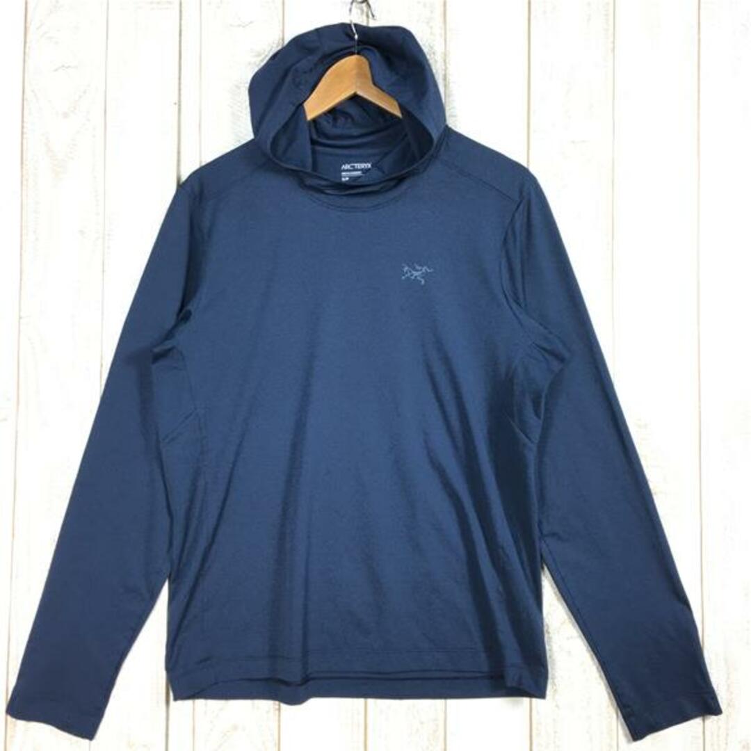 MENs S アークテリクス レミージ フーディ Remige Hoody プルオーバー フーデッド シャツ ARCTERYX   Cobalt Moon ネイビー系   フリマアプリ ラクマ