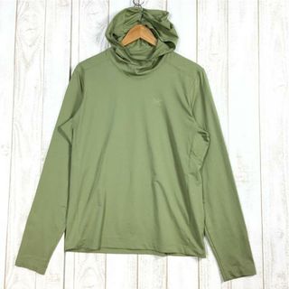 アークテリクス(ARC'TERYX)のMENs S  アークテリクス レミージ フーディ Remige Hoody プルオーバー フーデッド シャツ ARCTERYX 26046 Kinetic Heather グリーン系(その他)