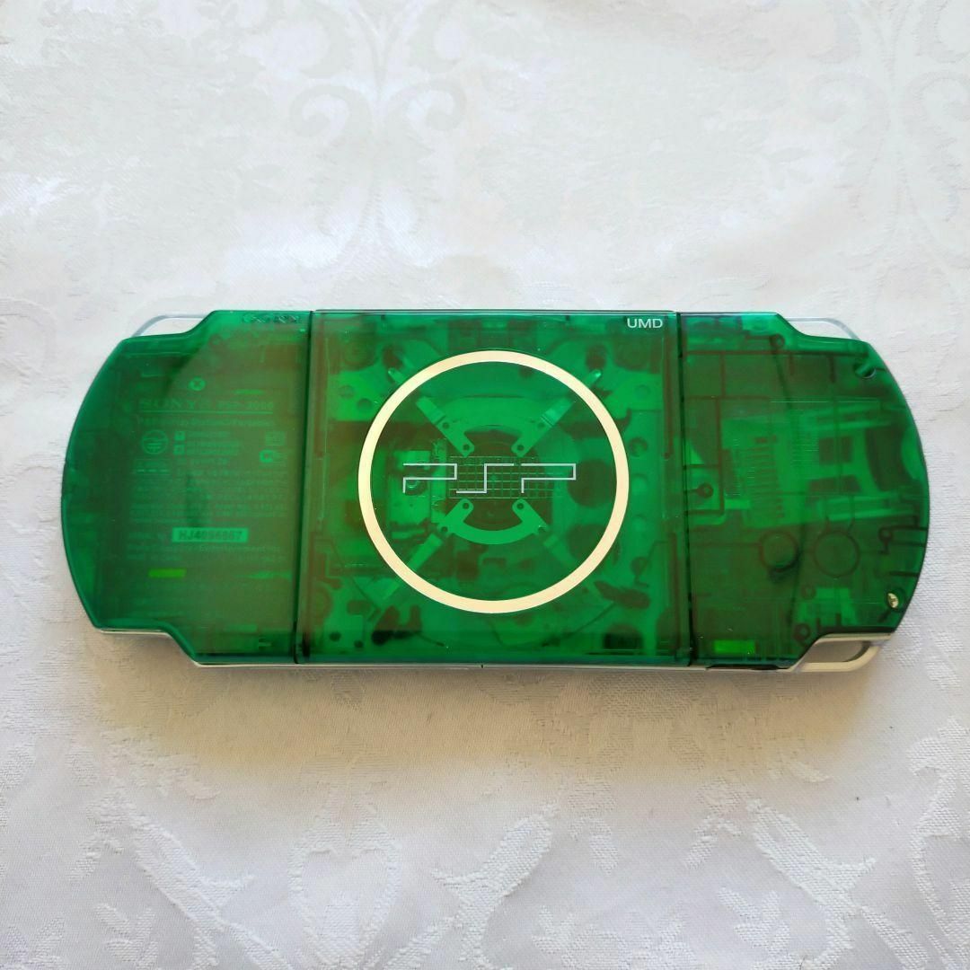 【美品】【カスタム】PSP 3000 すぐ遊べるセット(クリアグリーン) 【美品】【カスタム】PSP 3000 すぐ遊べるセット(クリアグリーン)