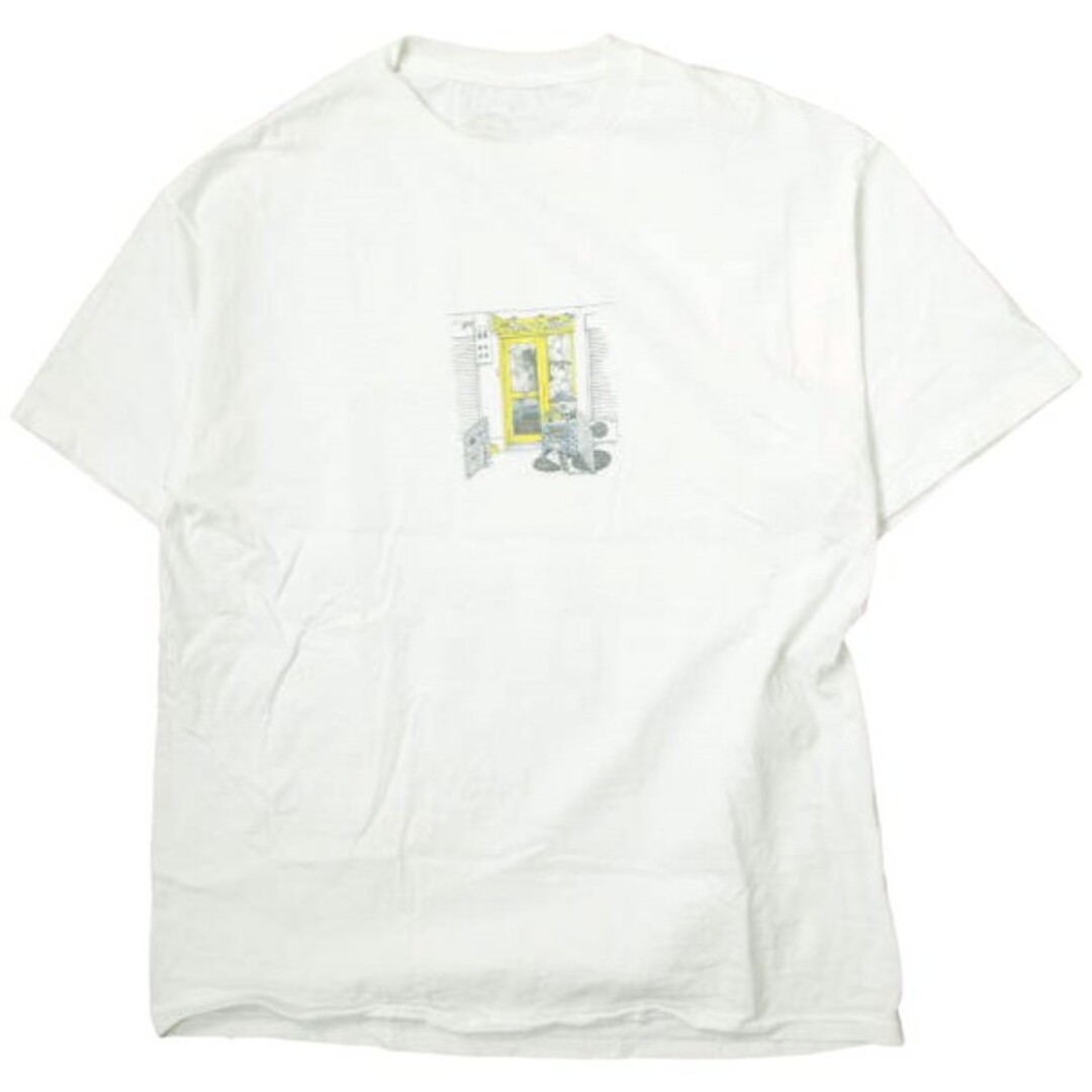 STABRIDGE スタブリッジ The apartment 受注生産限定 STORE FRONT TEE ストアフロントTシャツ XL ホワイト 半袖 トップス【STABRIDGE】