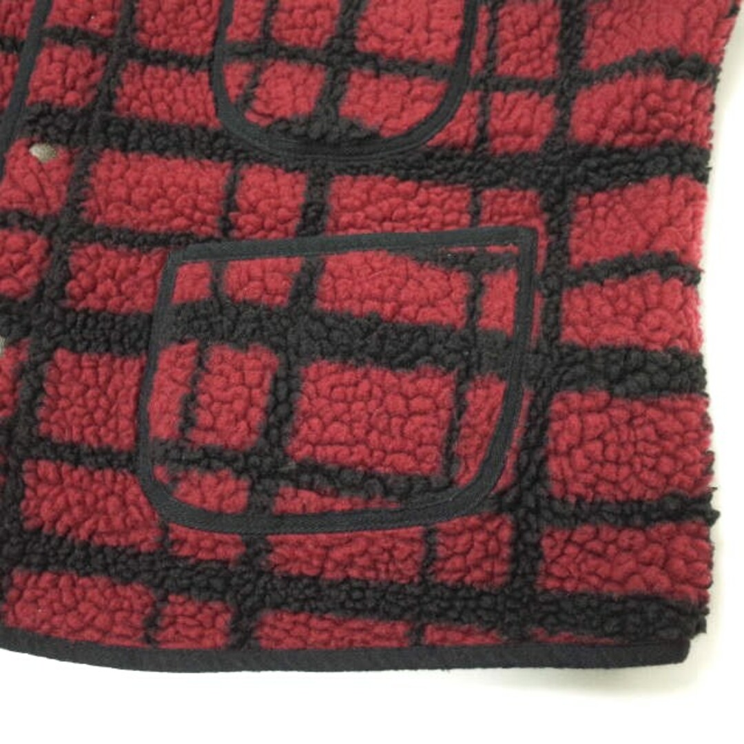 RRL - RRL ダブルアールエル WOOL BLEND FLEECE PLAID VEST シェルパ