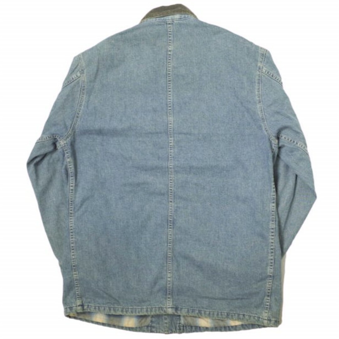 RRL ダブルアールエル アメリカ製 DENIM COVERALL JACKET デニムカバーオールジャケット S INDIGO Double RL ワーク エンジニア チョアジャケット MADE IN USA アウター【RRL】