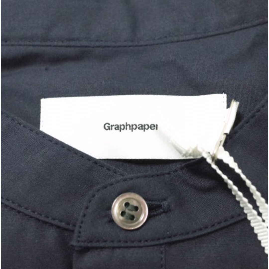 Graphpaper グラフペーパー 日本製 Stevensons S/S Band Collar Shirt