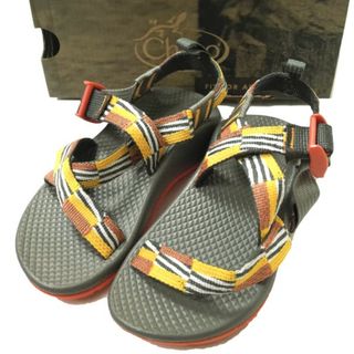 チャコ(Chaco)のChaco チャコ CHACO KIDS Z/1 EcoTread 子供用 ストラップサンダル J180065 11(17cm) Scatter Poppy Z1 スポーツ アウトドア シューズ【新古品】【中古】【Chaco】(サンダル)