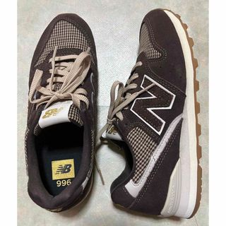 ニューバランス(New Balance)のnew balance ニューバランス WL996 スニーカー 千鳥柄　美品(スニーカー)