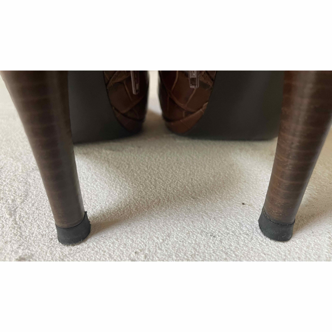 Ralph Lauren(ラルフローレン)のRALPH LAUREN ダブルモンク クロコダイル柄 ショートブーツ レディースの靴/シューズ(ブーツ)の商品写真