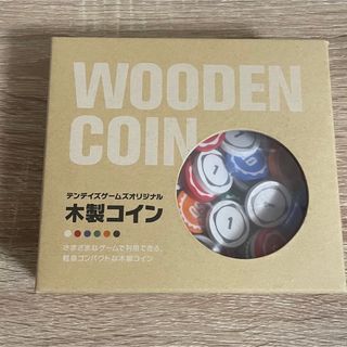 ボードゲーム　テンデイズオリジナル木製コイン100枚セット（箱入り）(その他)