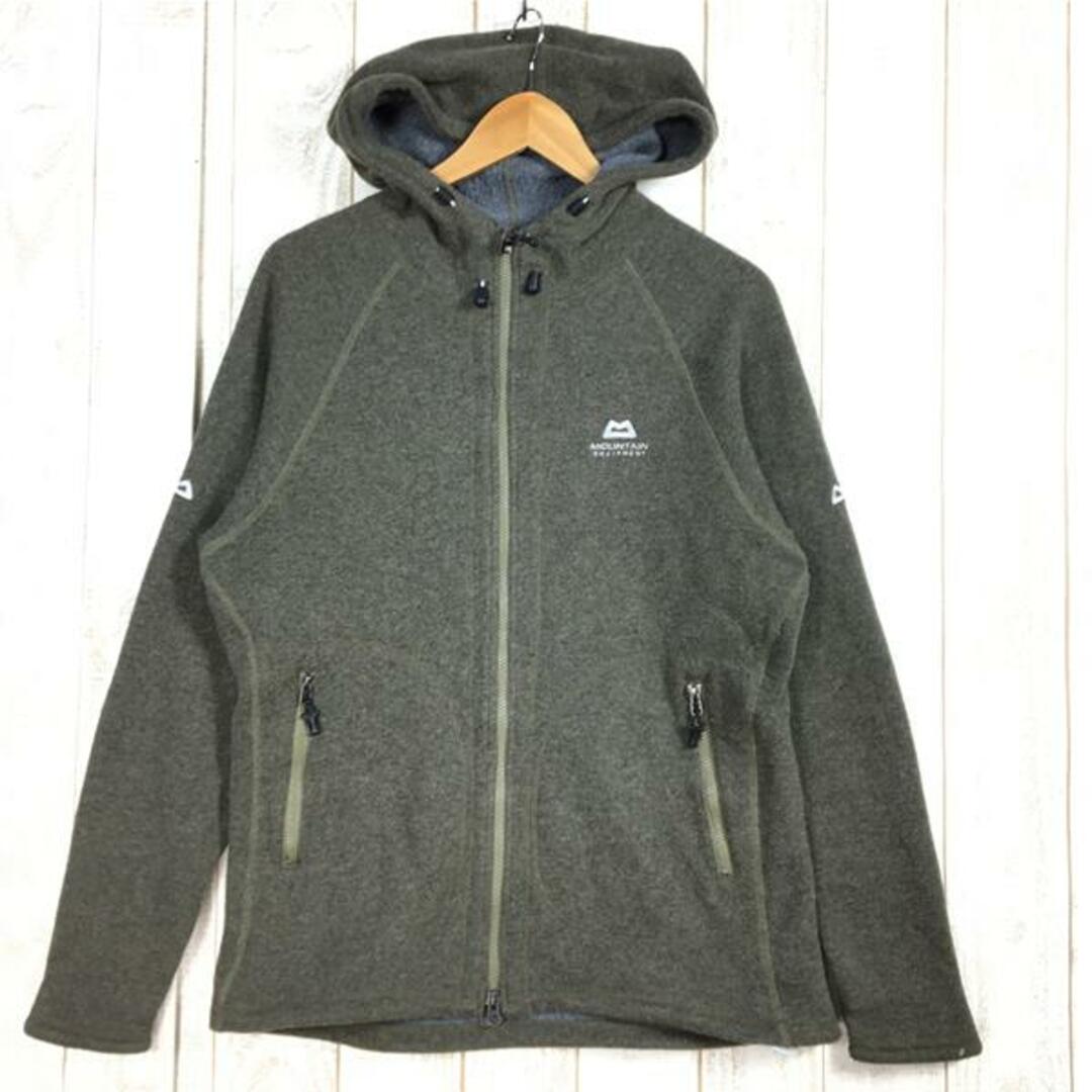 MENs L  マウンテンイクイップメント シャモニー フーデッド ジャケット Chamonix Hooded Jacket ニット調 ウール混 フリース フルジップ フーディ MOUNTAIN EQUIPMENT 423178 グリーン系