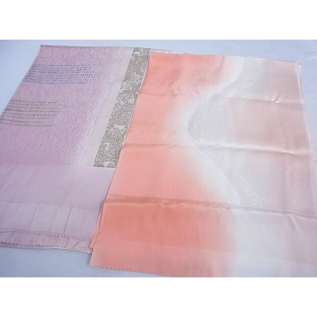 平和屋1■和装小物 上質な帯揚げ10枚セット 七宝花文 絞り さんび謹製 高島屋扱い 金糸など 逸品 未使用 3s500107